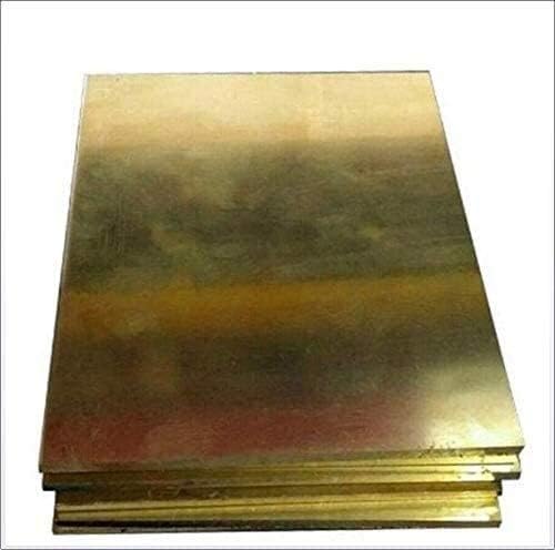 HUILUN Mesingani Lim tanka ploča folija ploča bakar metalni lim folija ploča 0.8 mmX300 X 300 mm rezana