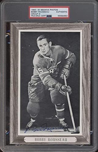 115 Bobby Rousseau - 1964 Photos košnica III Hokejske kartice Ocjenjivane PSA Auto - autogramene NHL fotografije