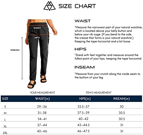 Haimont Ženske planinarske hlače Brzi suhi lagani vodootporni elastični struk UPF50 na otvorenom sa džepovima