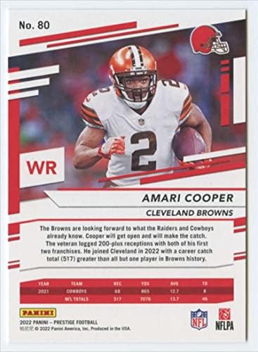 2022 Panini Prestige 80 Amari Cooper Cleveland Browns NFL fudbalska trgovačka kartica