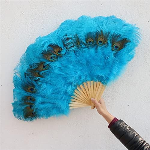 Pumcraft Feather for Craft lijepa paun Ostrich Feathers Fan 15 kosti proslava Party vjenčanje Dance
