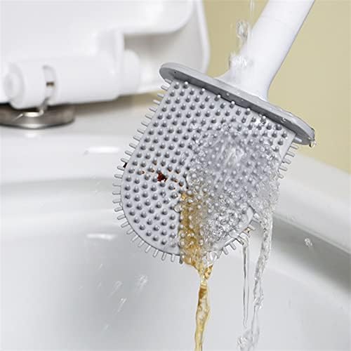 Zukeems toaletna četka TPR silikonske toaletne četkice Propuštanje vode sa osnovnom zidnom mrežom WC čistač