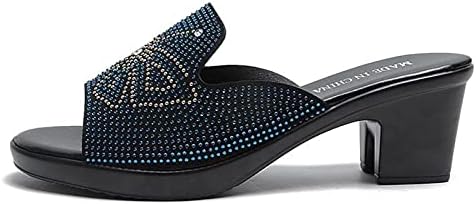Papuče za žene Vanjski vodootporni modni casual Chunky dijamantski klizanje na slobodnim petama u zatvorenom ljetnom