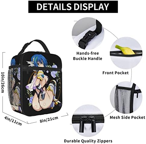 Srednjoškolska dxd torba za ručak 3d Anime toplotna izolovana kutija za ručak za višekratnu upotrebu