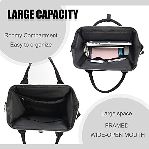 Knownan Ležerni ruksak za žene, 15 inčni torba za prijenosna računala s USB portom za punjenje