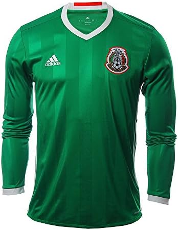 Adidas Mexico s dugim rukavima kućice zeleni / crveni / bijeli dres