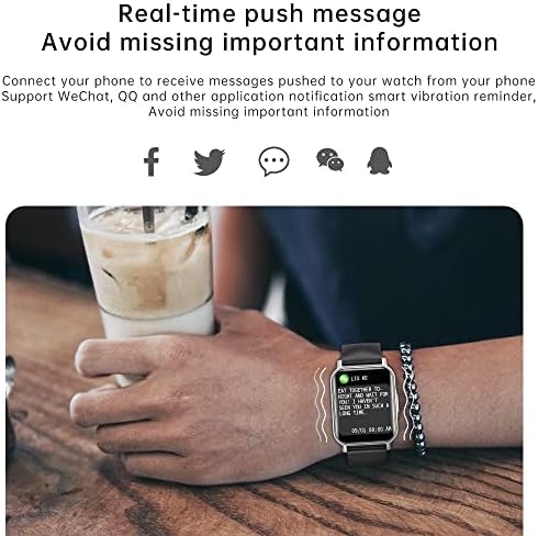 Pametni sat Muškarci Žene Fitness Watch Bluetooth s otkucajem srca Vodootporni za Android iOS