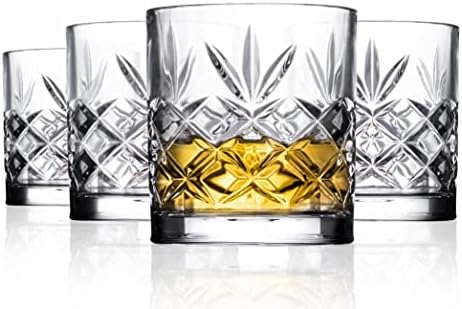Royalty Art Whisky naočare - Set od 4 Premium kristalne čaše sa prepoznatljivim Kinsley dizajnom