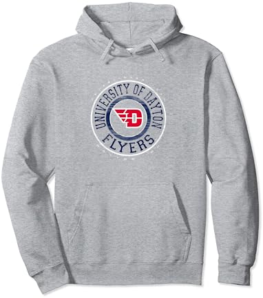 Dayton Flyers Victory Logo Zvanično Licencirana Siva Pulover Hoodie