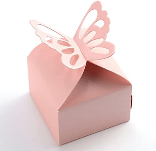 Eioflia kutija za vjenčanje, kutije za papir, kutije za vjenčanje šuplje kutije bombone leptir pogodne