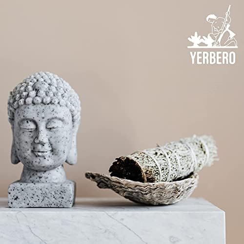 Yerbero - 1 premium 4 '' Bijela kaduljasti štapići | California White Sage | Salvia | 1 ručna