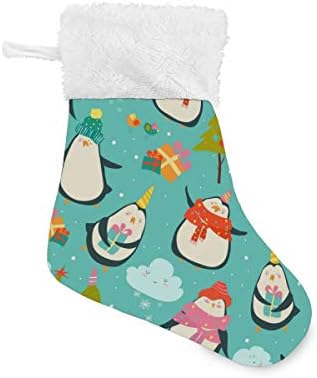 Alaza Božićne čarape Božićni pingvin Classic Personalizirani mali ukrasi za skladištenje za obiteljski