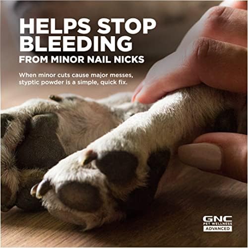GNC Pets napredni Stiptički prah za pse | Stiptički prah za pse, koristi se za šišanje noktiju