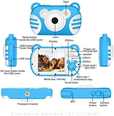 LKYBOA vodootporna dječija kamera -za djecu Video kamere za djecu digitalna kamera 8MP 1080p HD