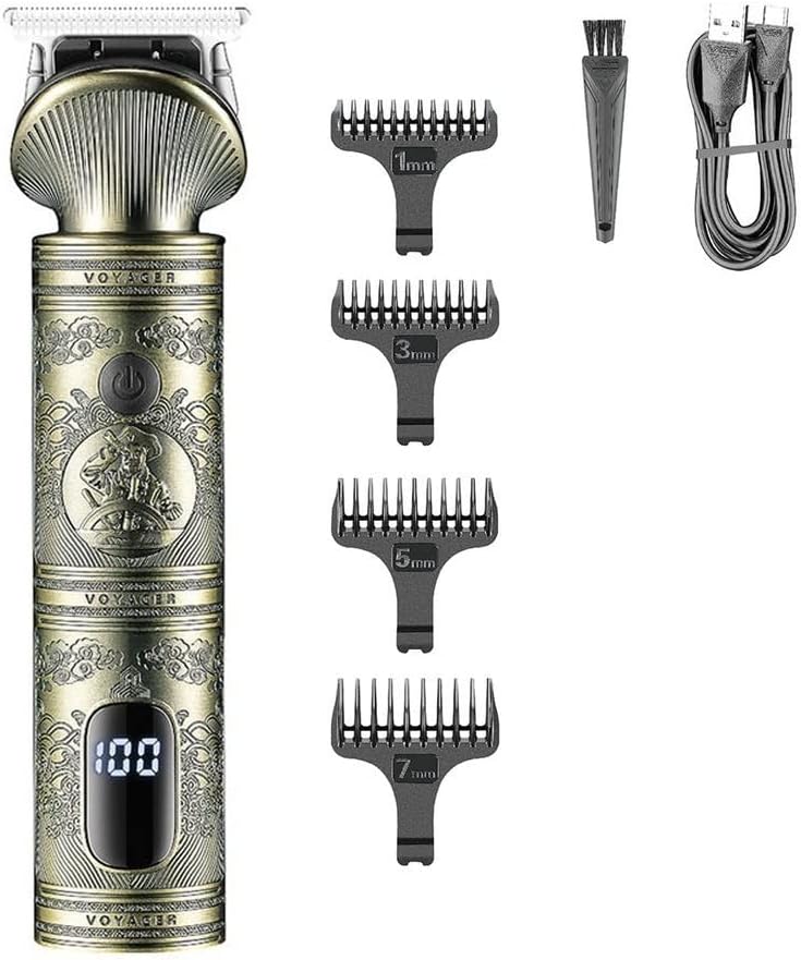 Opller Clippers, trimer brade za muškarce, metalni kućište za kosu za muškarce Električno brijač za kosu