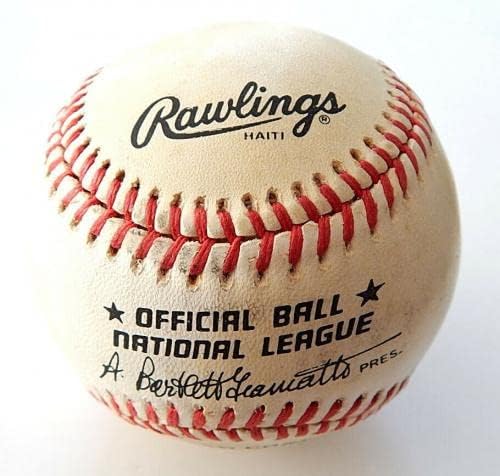 Jeff Treadway potpisao je službene rawlings NL bejzbol auto automatsko autograma - autogramirani bejzbol