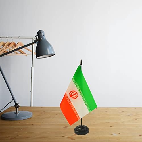Zastava iranske stola 8 '' x 5 '' - Iran zastava zastava, zastava iranske kancelarije, iranska kancelarijska