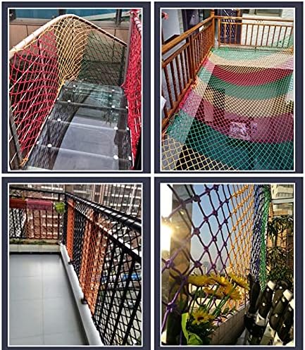 AWSAD boja najlonska mreža balkonska barijera zaštita od pada sigurnosna mreža za djecu 6mm konopac