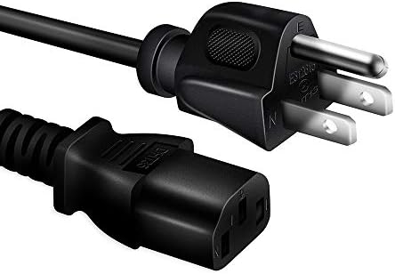 Soulmar 5ft/1.5 m UL naveden u američkom stilu 3 krak AC kabl za napajanje za Xbox 360 Sony PS3 3-krak