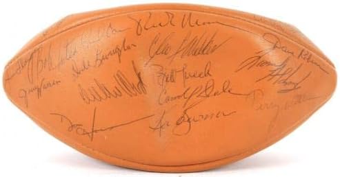 1968-70 Green Bay Packers timovi potpisali službeni NFL Pete Rozelle Fudbal za 49 - autogramirani fudbali