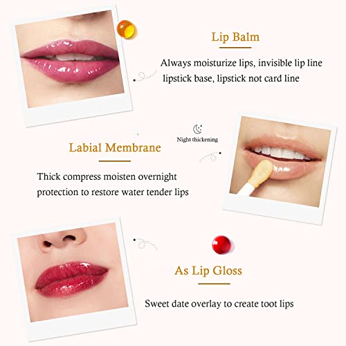 Cozzo Lip Plumper Vitamin E Plumping hidratantni Lips Plumpe Maximizer Serum Transparent Toot ulje