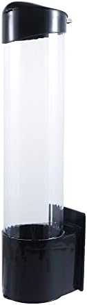 Chdhaltd dozator za papirne čaše, automatski zidni plastični stalak za skladištenje posuda za dozator vode za