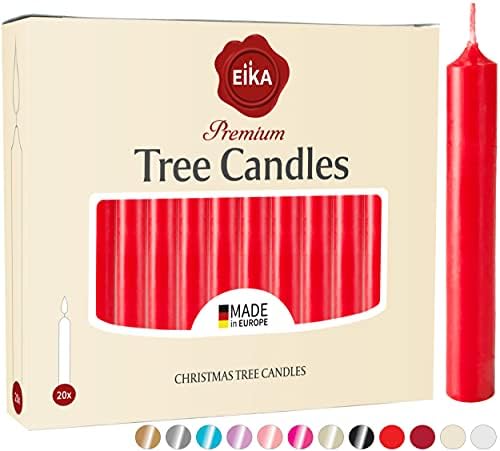Eika Premium božićno drvce svijeće-Set 20 tradicionalni Božić vosak svijeće za piramide, Vrtuljci