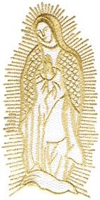6 komada Veleprodajna vrijednost Mnogo Djevice Marije Marija Maria Guadalupe Crsting Gold Silver Emneided gvožđe
