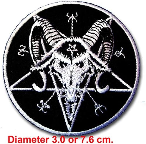 Verani Sabbatic Goat Behemotham Pentagram satanic Venom Baphomet Pentacle 666 Patch Gvožđe na škakljivim pričvršćenim