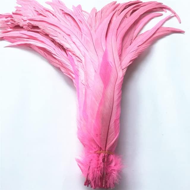 Zamihalaa-Rooster Coque rep pero 40-45cm / 16-18 Crni petao perje za zanate vjenčanje perje ukras fazana perje