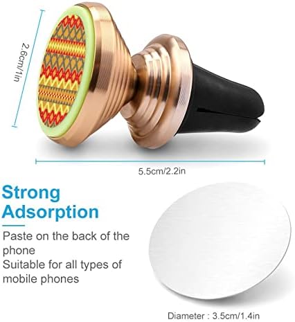 Etnički uzorak Art Super Strong Magnet Držač telefona nosač zraka Kompatibilan sa svim pametnim
