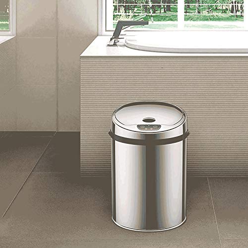 N / A Smart Inductuct Can kantu za smeće u obliku bubnja može se držati od nehrđajućeg čelika kućanstvo za