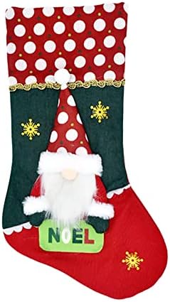 Božićni ukras Pokloni čarape Personalizirani kamin Čarapa 3D plišani božićni ukrasi i zabavni dodatak za