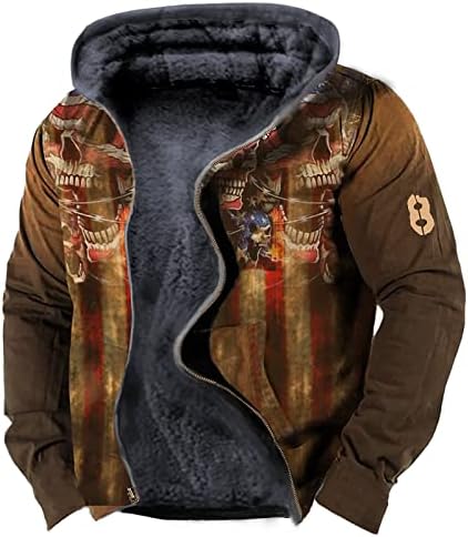 ADSSDQ muška jakna, slatki pulover muškarci s dugim rukavima, prevelizirana jesena jesena jakna