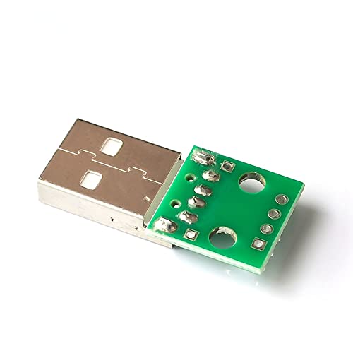 10kom tip A USB muški utikač za uranjanje 2.54 MM PCB ploče napajanje DIY Adapter konverter Modul 4 pin