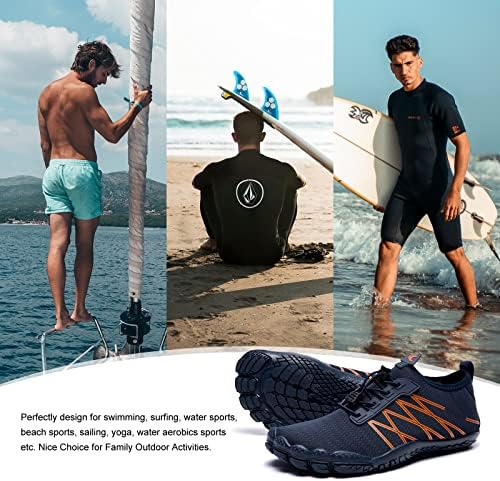 HIITAVE muškarci bosonogi cipele za vodu plaža Aqua Socks brzo sušenje za vanjski Sport planinarenje