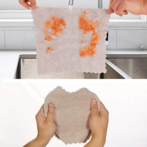 KIMTENY CLECINSKE KUHINJE Ručnici za ručnike za mikrofiber Lint Besplatno krpa za suđe za višestruko posuđe
