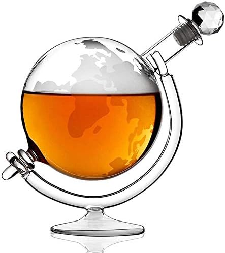 whisky decantador Whisky Globe Decanter, prozirno kristalno ručno puhano staklo, za alkohol, viski,