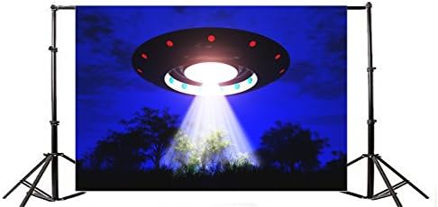 Yeele 10x8ft UFO pozadina svemirski brod leteći tanjir pozadina za fotografiju Naučna fantastika invazija