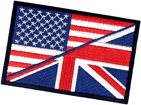 USA American Union Union Jack zastava za patch vezeni moral Applique Gvožđe na šini grb