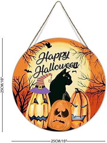 Halloween Witkkin HAT bundeva mačka zidni dekor WOOT Worker sablasna bundeva Halloween Noćni zid Decor Happy