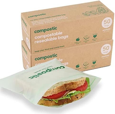 Kompost - kućne Kompostabilne torbe za sendviče-mikrovalna pećnica & sef za zamrzivač-organske torbe