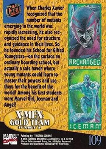 1994 Ultra X-Men Nonsport 109 Iceman / Archangel Službeni marvel Trgovačka kartica