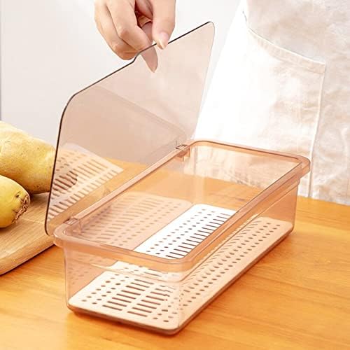 CHDHALTD prozirni plastični poslužavnik za jelo,prozirni Organizator za fioke kutija za jelo