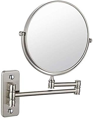 Lianxiao-8-inčno zidno ogledalo za šminkanje sa uvećanjem 3X, okretnom rotacijom za 360 stepeni,
