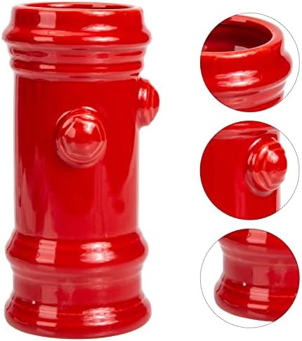 Aboofan Fire hidrant Tiki Cup Crveni plastični vatrogasni poklopac šalice keramičke tiki šalice