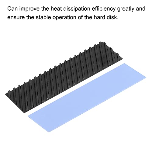 MECCANIXITY bakar Heatsink obložen Grafen 70x20x1, 5mm sa termo podlogom i gumenim prstenom za M. 2 SSD