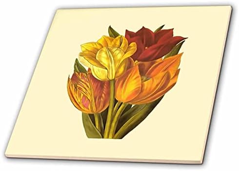 3drose Taiche - akrilna slika-tulipani-rezani tulipani Mrtva priroda Art-Tiles