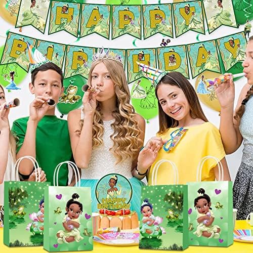 16 Pack Princess i torba za zaštitu žaba, bate, papirne vreće princeze Tiana Frog Sweet Candy poklon