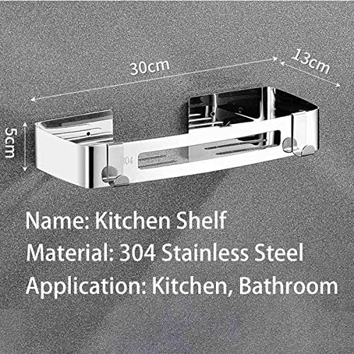 N + a pravokutnik u kupaonici za tuš na zidu na hrtu, 304 nehrđajući čelik kutna štand kuhinja viseći